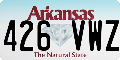 AR license plate 426VWZ