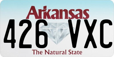 AR license plate 426VXC