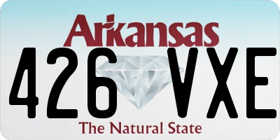 AR license plate 426VXE