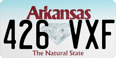 AR license plate 426VXF