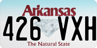 AR license plate 426VXH
