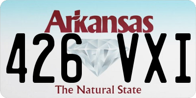 AR license plate 426VXI