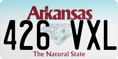 AR license plate 426VXL