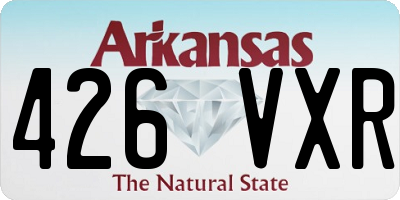 AR license plate 426VXR