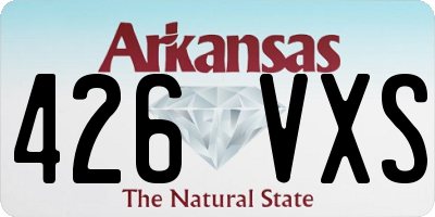 AR license plate 426VXS