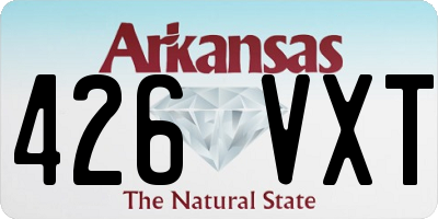 AR license plate 426VXT