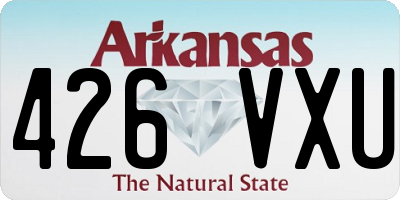 AR license plate 426VXU