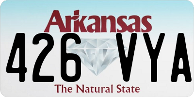 AR license plate 426VYA