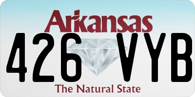 AR license plate 426VYB