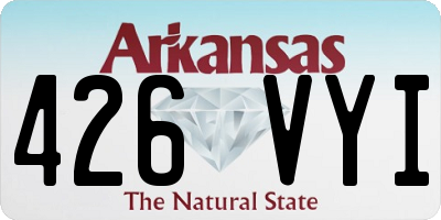 AR license plate 426VYI