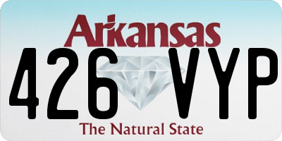 AR license plate 426VYP