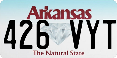 AR license plate 426VYT