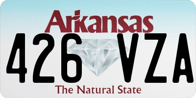 AR license plate 426VZA