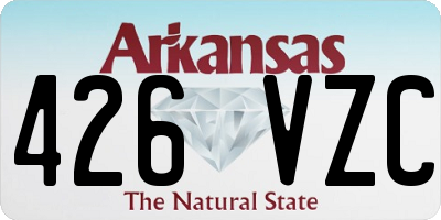 AR license plate 426VZC