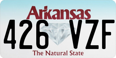 AR license plate 426VZF