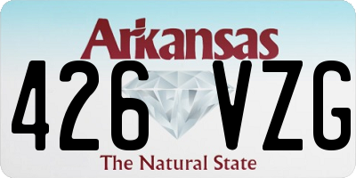 AR license plate 426VZG