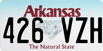 AR license plate 426VZH