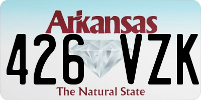AR license plate 426VZK