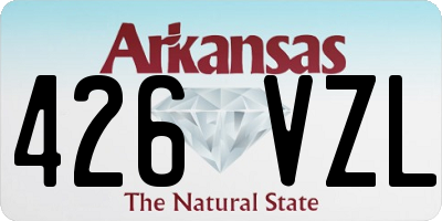 AR license plate 426VZL