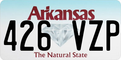 AR license plate 426VZP