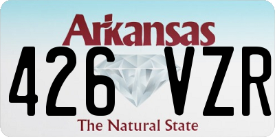 AR license plate 426VZR