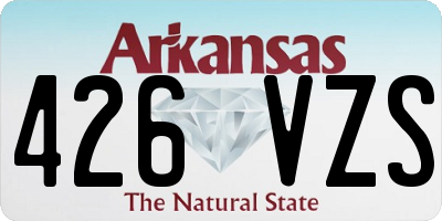 AR license plate 426VZS