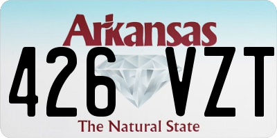 AR license plate 426VZT