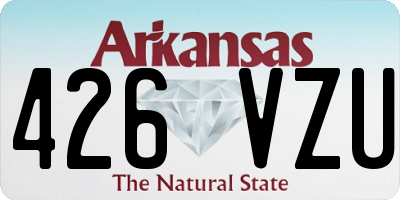 AR license plate 426VZU
