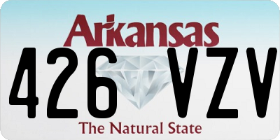 AR license plate 426VZV