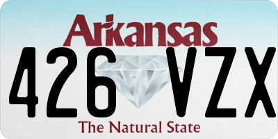 AR license plate 426VZX