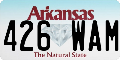 AR license plate 426WAM