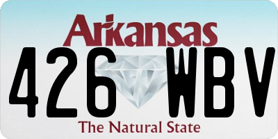 AR license plate 426WBV