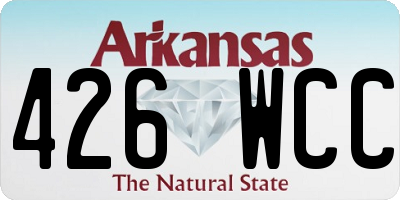 AR license plate 426WCC