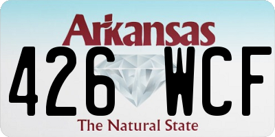 AR license plate 426WCF