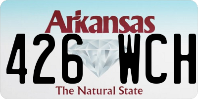 AR license plate 426WCH