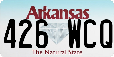 AR license plate 426WCQ