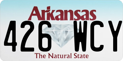 AR license plate 426WCY