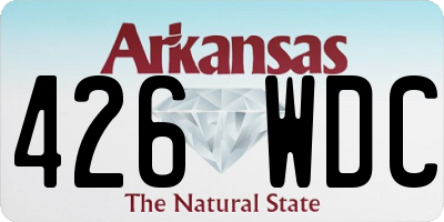AR license plate 426WDC
