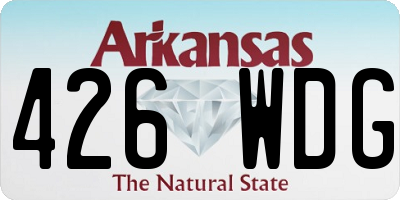 AR license plate 426WDG