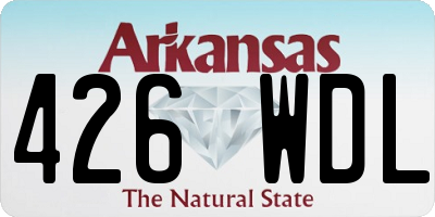 AR license plate 426WDL