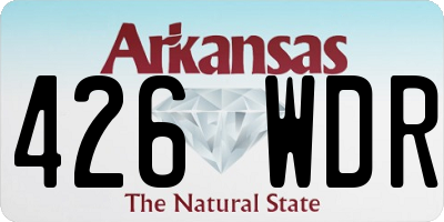 AR license plate 426WDR