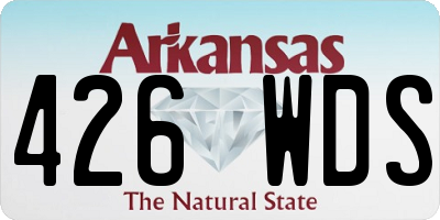 AR license plate 426WDS