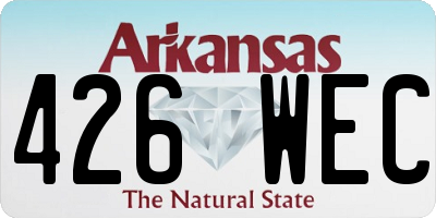 AR license plate 426WEC