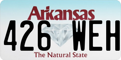 AR license plate 426WEH