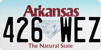 AR license plate 426WEZ