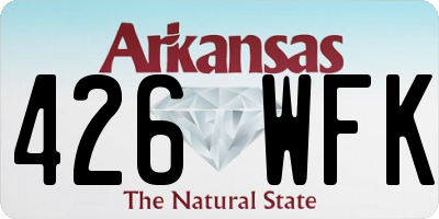 AR license plate 426WFK