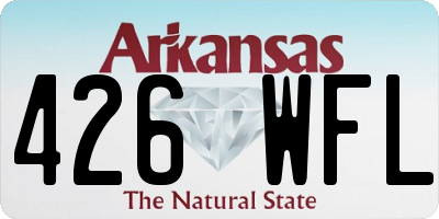 AR license plate 426WFL