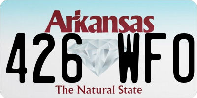 AR license plate 426WFO