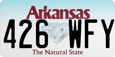 AR license plate 426WFY