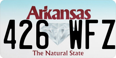 AR license plate 426WFZ